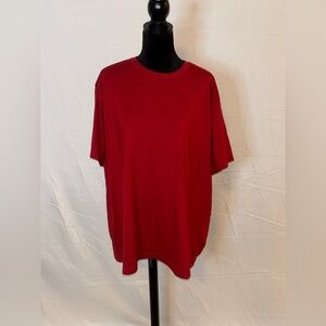 George Vibrant Red Short Sleeve Tee